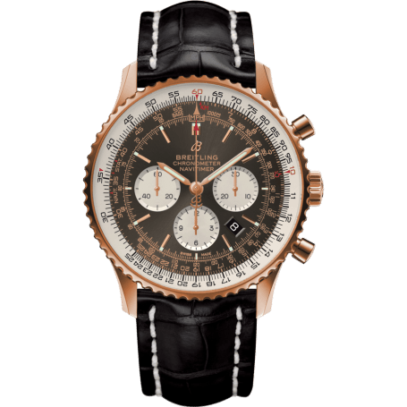 Navitimer 1 B01 Chronograph 46 Red Gold / Anthracite / Croco / Pin