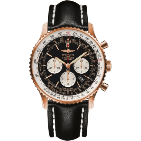 Navitimer 01 46 Red Gold / Black / Calf