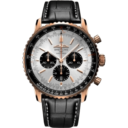 Breitling Navitimer B01 Chronograph 46 Red Gold / Silver / Alligator RB0137241G1P1