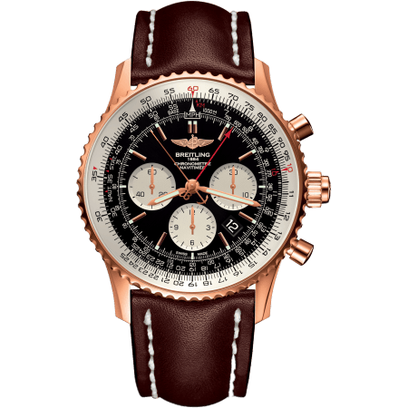 Breitling Navitimer Rattrapante Red Gold / Black / Calf / Pin RB031121/BG11/443X/R20BA.1