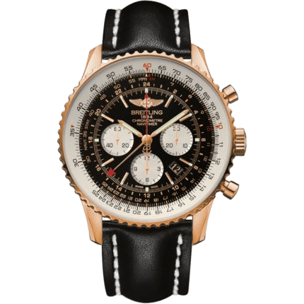 Breitling Navitimer GMT Red Gold / Black / Calf RB044121.BD30.441X