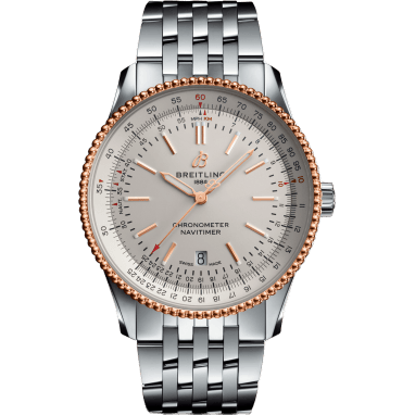 Breitling Navitimer Automatic 41 Automatic Stainless Steel / Rose Gold / Silver / Bracelet U17326211G1A1