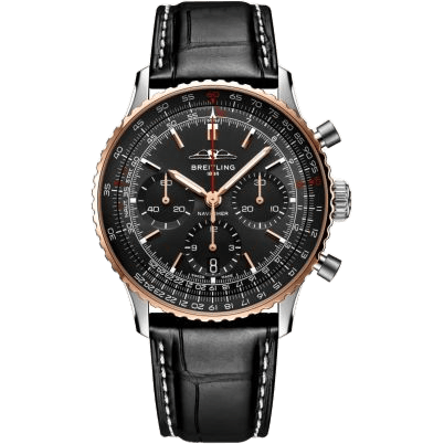Breitling Navitimer B01 Chronograph 41 Stainless Steel - Red Gold / Japan UB01391A1B1P1