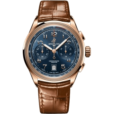 Premier B01 Chronograph 42 Red Gold / Blue