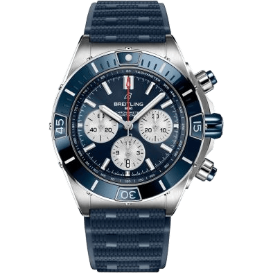 Super Chronomat B01 44 Stainless Steel / Blue / Rubber