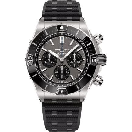Super Chronomat B01 44 Titanium / Grey / Rubber Rouleaux