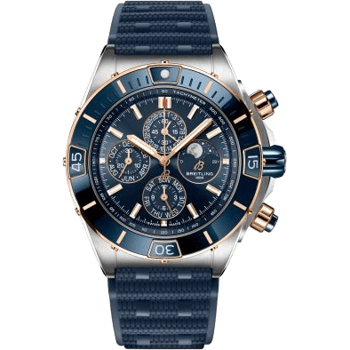 Super Chronomat 1461 Days 44 Stainless Steel / Red Gold / Blue / Rubber