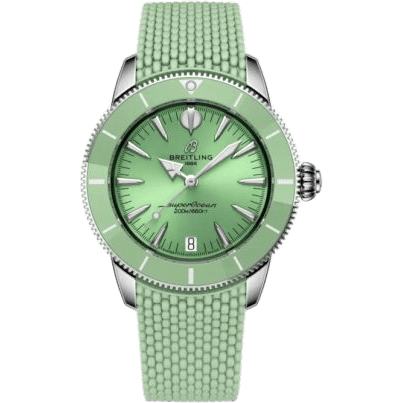 Breitling Superocean Heritage B31 Automatic 36 Stainless Steel / Green / Rubber A10390361L1S1