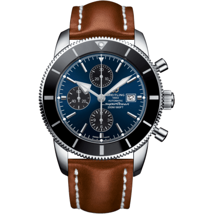 Breitling Superocean Heritage II 46 Chronograph Stainless Steel / Black / Blue / Calf / Folding A1331212/C968/440X/A20D.1