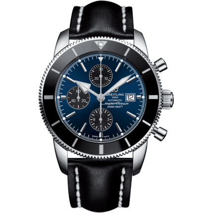 Breitling Superocean Heritage II 46 Chronograph Stainless Steel / Black / Blue / Calf / Folding A1331212/C968/442X/A20D.1