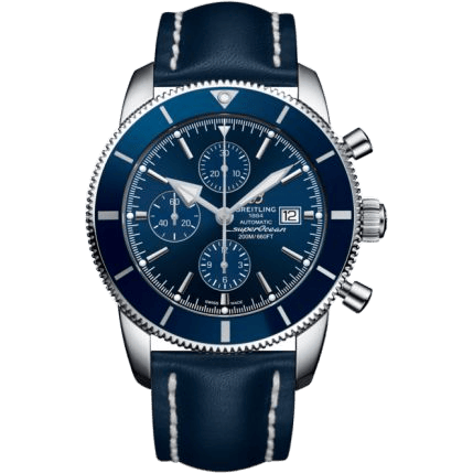 Breitling Superocean Heritage II 46 Chronograph Stainless Steel / Blue / Blue / Calf / Pin A1331216/C963/101X/A20BA.1
