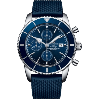Breitling Superocean Heritage II 46 Chronograph Stainless Steel / Blue / Blue / Rubber / Pin A1331216/C963/277S