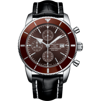 Breitling Superocean Heritage II 46 Chronograph Stainless Steel / Bronze / Bronze / Croco / Pin A1331233/Q616/760P/A20BA.1