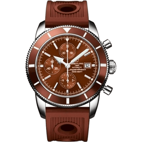Superocean Heritage 46 Chronograph Stainless Steel / Bronze / Bronze / Rubber