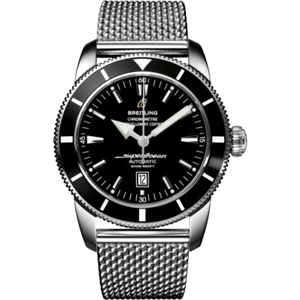 Superocean Heritage 46 Stainless Steel / Black / Black /