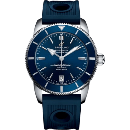 Breitling Superocean Heritage II 42 Stainless Steel / Blue / Blue / Rubber / Pin AB201016/C960/211S/A20S.1