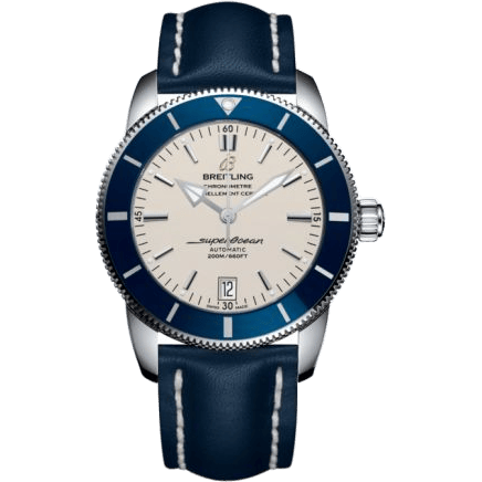 Breitling Superocean Heritage II 42 Stainless Steel / Blue / Silver / Calf / Pin AB201016/G827/105X/A20BA.1