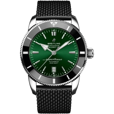Breitling Superocean Heritage II 46 Stainless Steel / Green / Rubber AB2020121L1S1