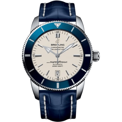 Breitling Superocean Heritage II 46 Stainless Steel / Blue / Silver / Croco / Pin AB202016/G828/746P/A20BA.1