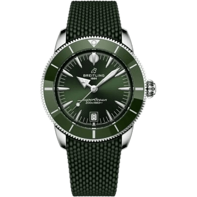 Superocean Heritage B31 Automatic 42 Stainless Steel / Green / Rubber