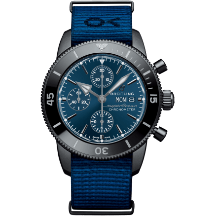 Breitling Superocean Heritage II Chronograph 44 Outerknown Stainless Steel / Blue / Econyl M133132A1C1W1