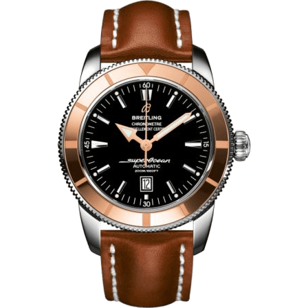 Breitling Superocean Heritage 46 Stainless Steel / Red Gold / Black / Calf U1732012.B868.439X