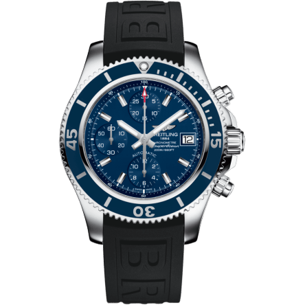 Breitling Superocean Chronograph 42 Stainless Steel / Blue / Rubber / Pin A13311D1/C971/150S/A18S.1