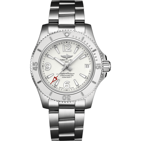 Superocean 36 Stainless Steel / White / Bracelet
