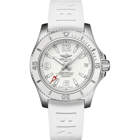 Superocean 36 Stainless Steel / White / Rubber / Pin