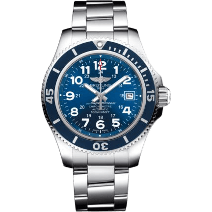 Superocean II 42 Stainless Steel / Blue / Mariner Blue / Bracelet