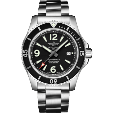 Superocean 44 Stainless Steel / Black / Bracelet
