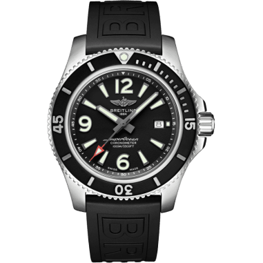 Superocean 44 Stainless Steel / Black / Rubber / Folding