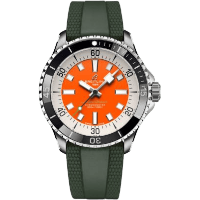 Breitling SuperOcean Automatic 42 Stainless Steel / Orange / Kelly Slater A173751A1O1S1