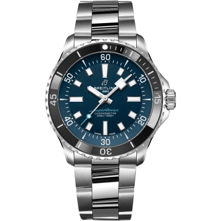 Breitling SuperOcean Automatic 42 Stainless Steel / Watches of Switzerland Group / Bracelet A17375A41C1A1