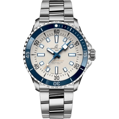 SuperOcean Automatic 42 Stainless Steel / White / Bracelet