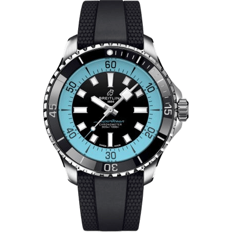 Breitling SuperOcean Automatic 44 Stainless Steel / Black - Blue / Rüschenbeck Edition A173761A1B1S1