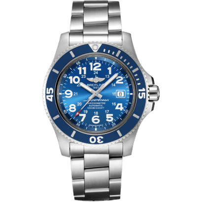 Breitling Superocean II 44 Stainless Steel / Blue / Mariner Blue / Bracelet A17392D81C1A1