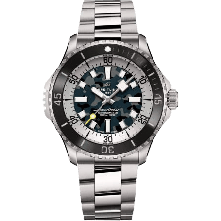 Breitling SuperOcean Automatic 46 Super Diver Titanium / Camouflage / Bracelet E10379351B1E1