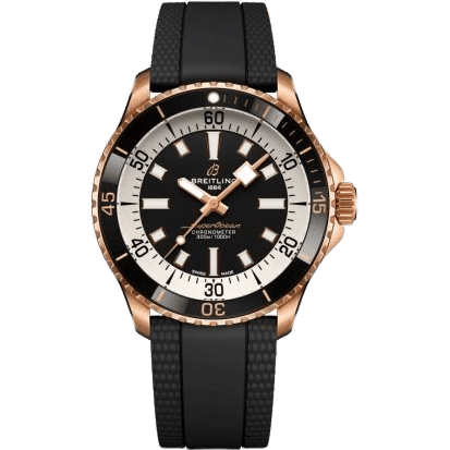 Breitling SuperOcean Automatic 42 Red Gold / Black / Rubber R17375211B1S1
