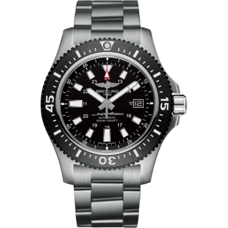 Superocean 44 Special Stainless Steel / Volcano Black / Bracelet