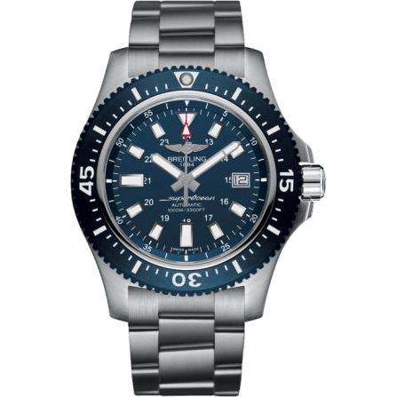 Superocean 44 Special Stainless Steel / Marine Blue / Bracelet