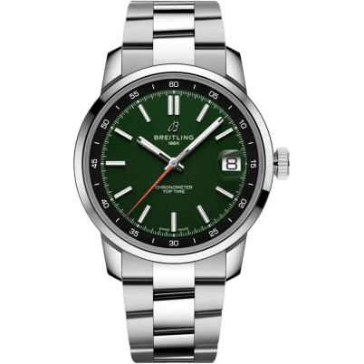 Top Time B31 Stainless Steel / Green / Bracelet