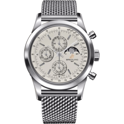 Transocean Chronograph 1461 Stainless Steel / Silver / Bracelet
