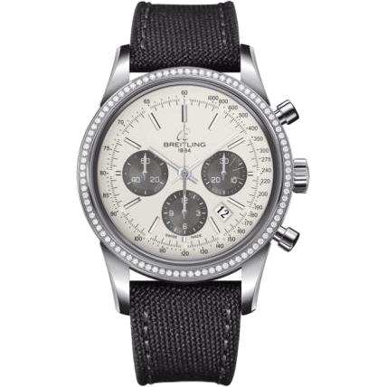 Transocean Chronograph Stainless Steel / Diamond / Panda / Military