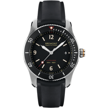 Bremont Supermarine S300 Stainless Steel / Black / Temple Island S300/BK