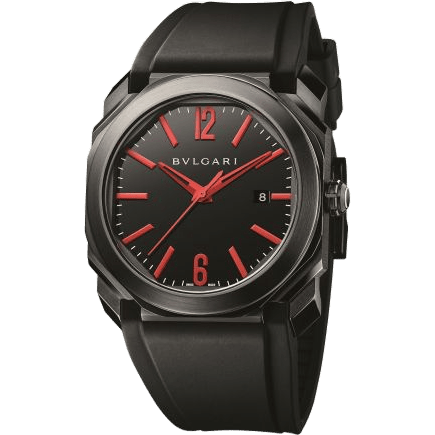 Bulgari Octo Solotempo 41 Ultranero / Red 102738