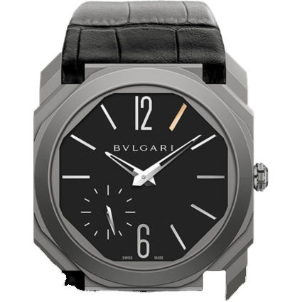 Bulgari Octo Finissimo Automatic Titanium / Black / Kamine's 111 102909