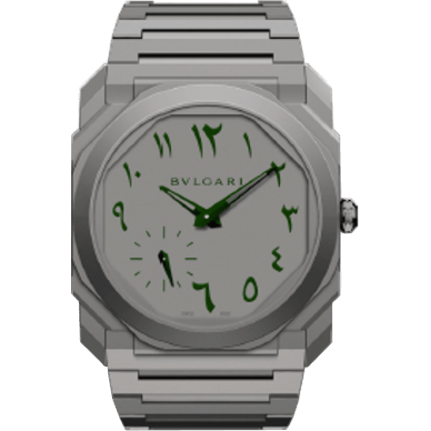 Bulgari Octo Finissimo Automatic Titanium / Grey / Arab Watch Club 103023