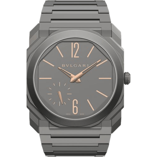 Bulgari Octo Finissimo Automatic Titanium / Grey / Bracelet 103137