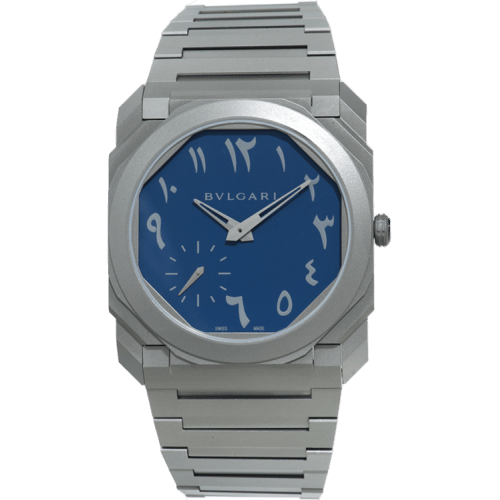 Bulgari Octo Finissimo Automatic Arabic Blue / Titanium 103301